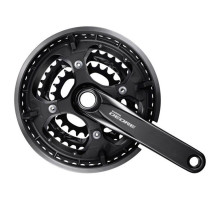 Шатуни Shimano DEORE FC-T6010, інтегрована вісь, 175мм, 48X36X26, захист зірок, без каретки