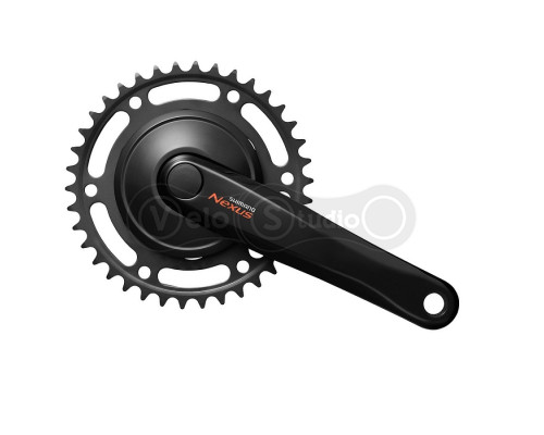 Шатуны Shimano FC-C6000 NEXUS, 170 мм, 38 зубьев чёрные, OEM
