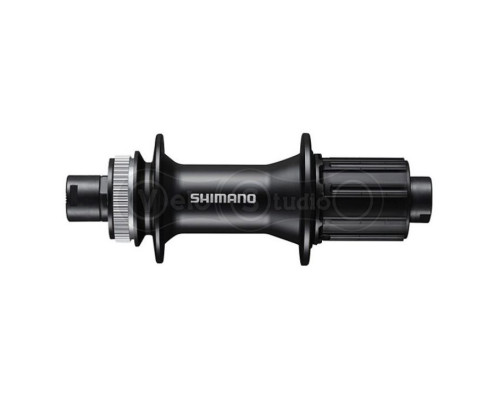 Втулка задня Shimano FH-MT400, 32отв, 142 х 12 мм, CENTER LOCK, чорна