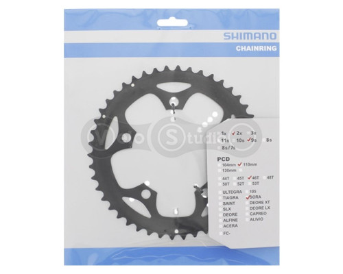 Звезда шатунов Shimano FC-3550 Sora 46 зубьев (5-лапка)