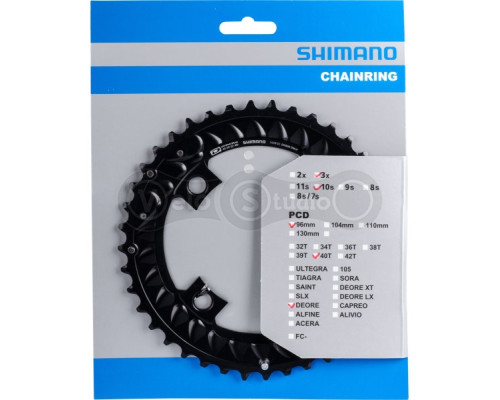 Звезда шатунов Shimano FC-M6000-3 Deore 40 зубьев 3×10 скоростей