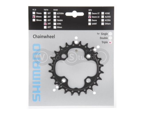 Зірка шатунів Shimano FC-M660 SLX 24 зубів АE