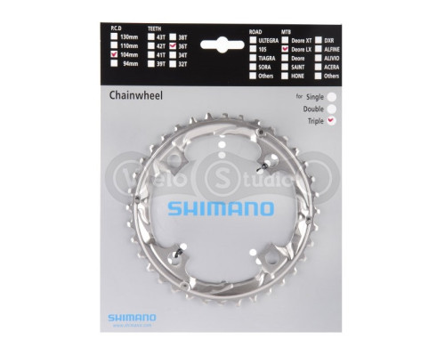 Зірка шатунів Shimano FC-M660 SLX 36 зубів 9 скор.