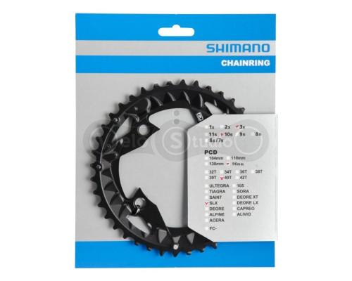 Зірка шатунів Shimano FC-M672/FC-M622 SLX 40 зубів 10 скор. AN