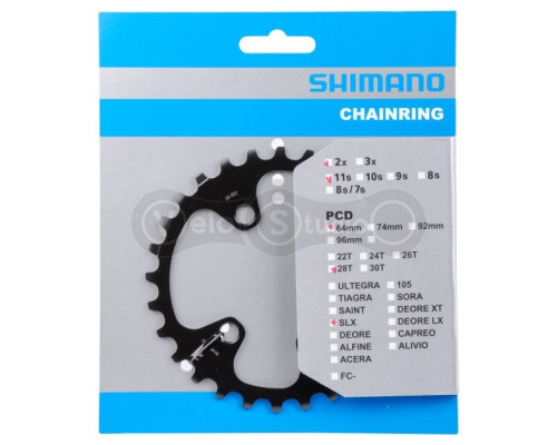 Звезда шатунов Shimano FC-M7000-2 28 зубьев для 38-28T BD