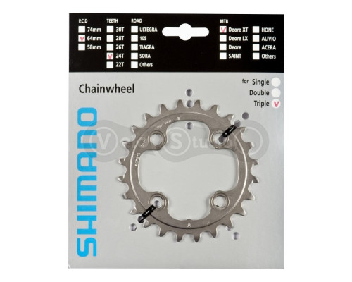 Зірка шатунів Shimano FC-M780 Deore XT 24 зубів 10 скор. AE