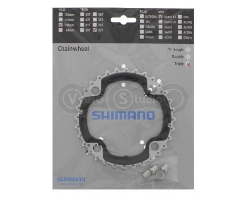 Звезда шатунов Shimano FC-M780 Deore XT 32 зубьев 10 скор. AE