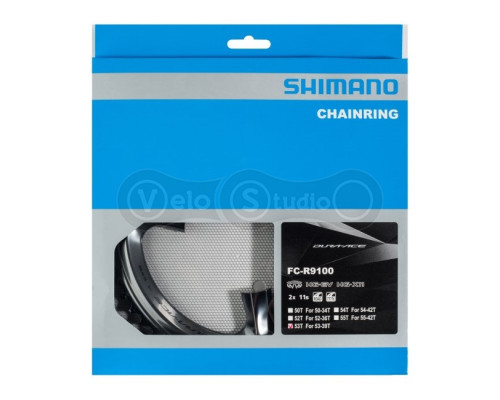 Зірка шатунів Shimano FC-R9100 DURA-ACE 53 зубів 2х11 швидкостей MW