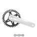 Звезда шатунов Shimano FC-M9100-1 SM-CRM95 XTR DM 38 зубьев 12 скоростей