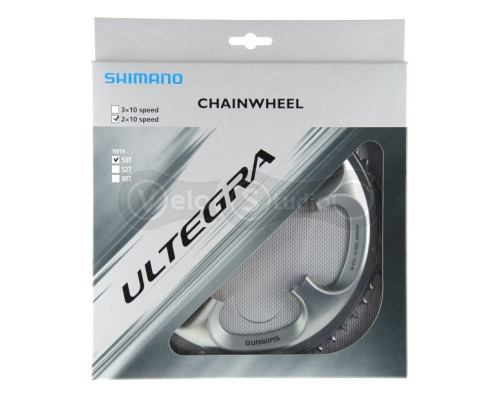 Зірка шатунів Shimano FC-6700 Ultegra 53 зуба (5-лапка), срібляста