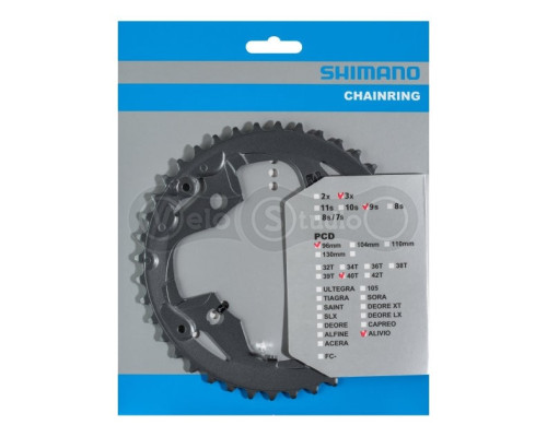Зірка шатунів Shimano FC-M4000 ALIVIO 40 зубів 9 скор. AZ