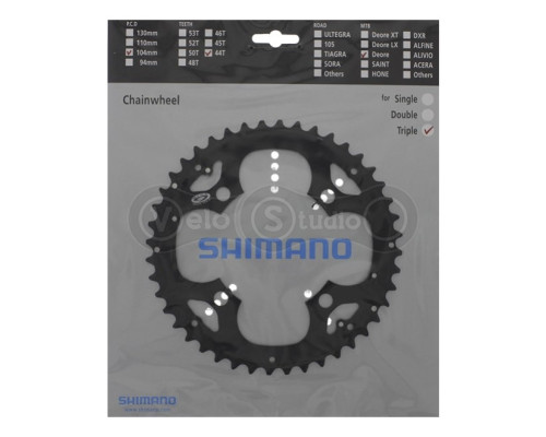 Зірка шатунів Shimano FC-M530 Deore 44 зуби, 9 скор., Совм. із захистом