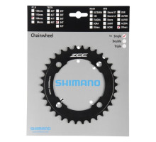 Зірка шатунів Shimano FC-M640 Zee 36 зубів 10 скор.