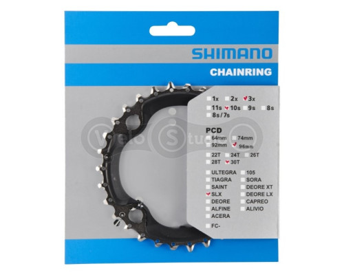 Зірка шатунів Shimano FC-M672 SLX 30 зубів 10 скор. AN