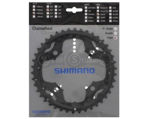 Зірка шатунів Shimano FC-M590 42 зуби 9 швидкостей