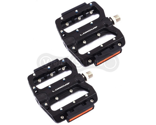 Алюмінієві педалі Longus HORD MTB пром. підшипники, чорні