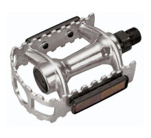 Алюмінієві педалі Longus MTB Al сріблясті, на насипних підшипниках