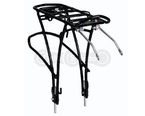 Багажник Longus WELD на раму, универсальный, чёрный