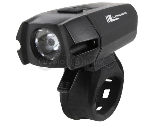 Фара Longus XPG400 LED, 6 функцій USB, чорна