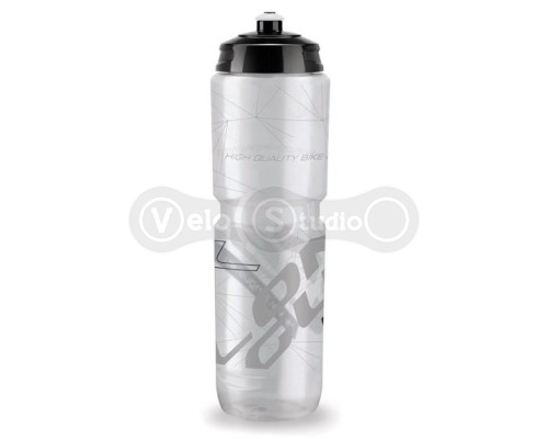 Фляга Longus TESA 1000мл, прозрачно-чёрная