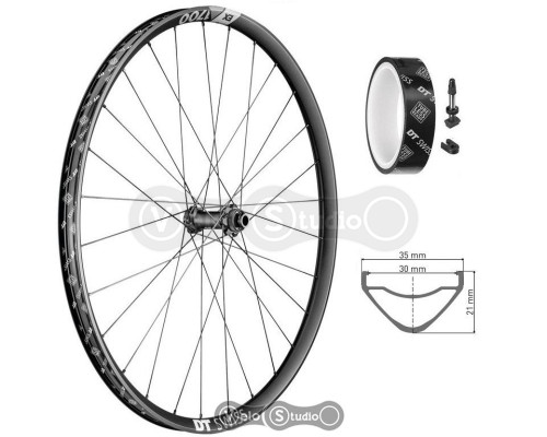 Колесо переднє DT Swiss EX 1700 Spline 29 дюймів IS 30 15/110