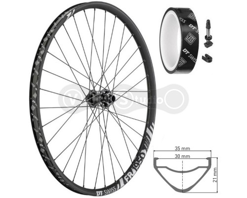 Колесо переднее DT Swiss FR 1950 CLA 27,5 дюймов IS 30 20/110