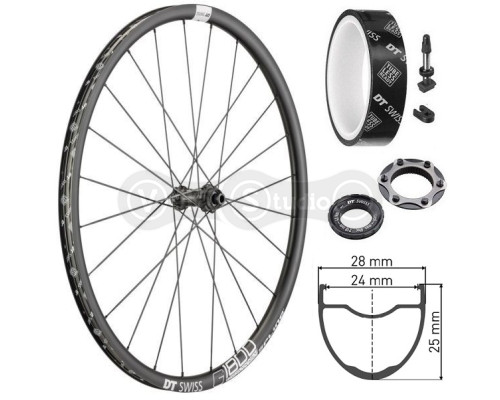 Колесо переднє DT Swiss G 1800 Spline 650B CL 25 12/100