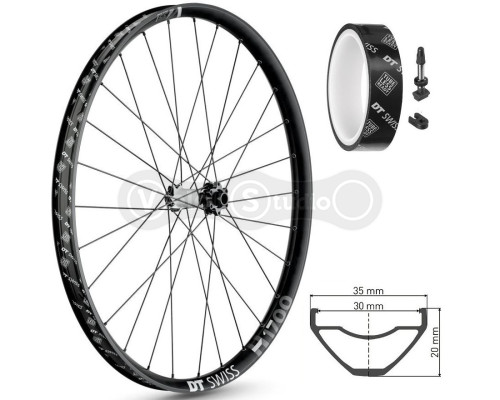 Колесо переднє DT Swiss H 1700 Spline 29 дюймів IS 30 15/110