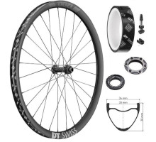 Колесо переднее DT Swiss XMC 1200 SP 29 CL 30 15/110 Carbon