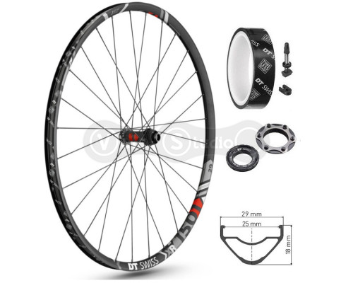 Колесо переднее DT Swiss XR 1501 Spline 29 дюймов CL 25 15/110
