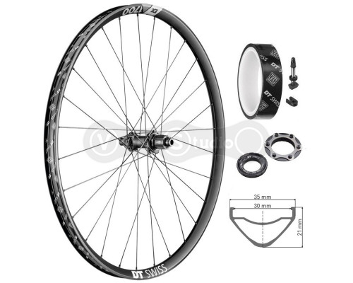 Колесо заднє DT Swiss EX 1700 Spline 29 дюймів CL 30 12/148 Shimano