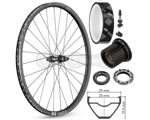 Колесо заднє DT Swiss EXC 1200 Spline 29 CL 30 12/148