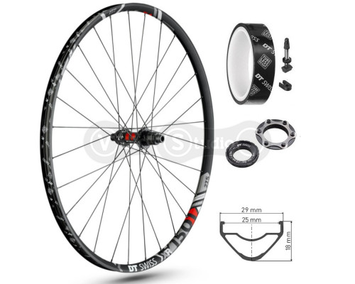 Колесо заднє DT Swiss XR 1501 Spline 29 дюймів CL 25 12/148 ASRAM