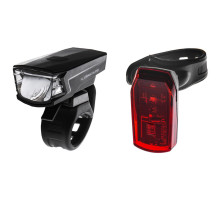 Комплект світла Longus SINGLE LED на 2 функції, чорний