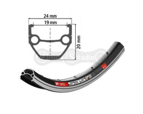 Обід DT Swiss 535 V-Brake 29 дюймів 36 спиць