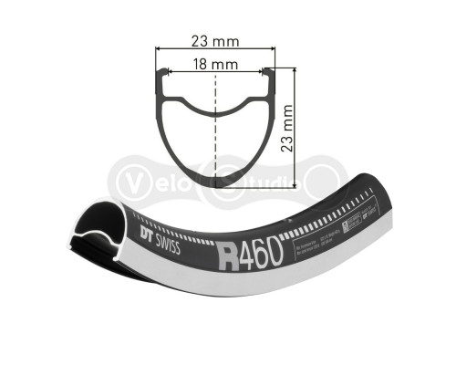 Обід DT Swiss R 460 V-Brake 29 дюймів 20 спиць