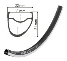 Обід DT Swiss RR 411 V-Brake 700C 24 спиці