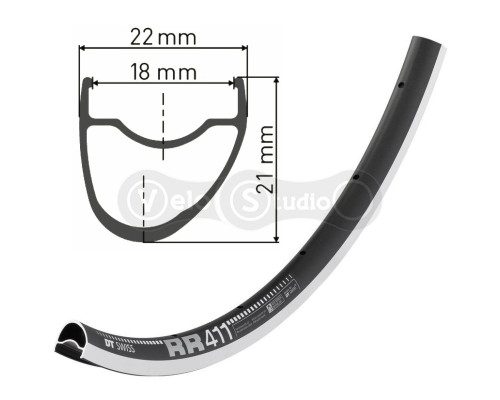 Обод DT Swiss RR 411 V-Brake 700C 32 спицы