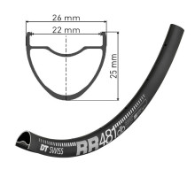 Обод DT Swiss RR 481 27,5 дюймов 24 спицы