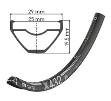 Обод DT Swiss X 432 27,5 дюймов 28 спиц