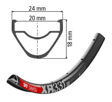 Обід DT Swiss XR 331 27x20 32 спиці