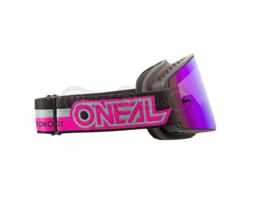 Окуляри-маска O`NEAL B-20 Goggle Proxy Black Pink - Radium Blue