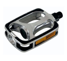 Педалі Longus Comfort Al Antislip алюмінієві, сріблясті