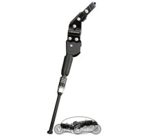 Алюмінієва підніжка Longus VERSION AL 22/26 на заднє перо рами, чорна