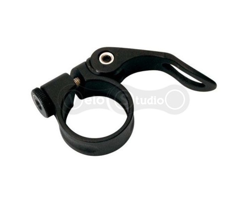 Підсідельний хомут MTB, Longus Al 34,9 мм + чорний ексцентрик