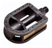 Пластикові педалі Longus MTB , дитячі, чорні, світловідбивачі