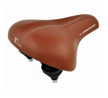 Сідло Longus COIL, коричневе City, пружини