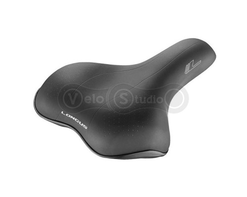 Седло Longus NAUDO чёрное, Trekking/City