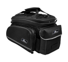 Сумка Longus INCREASER, на багажник, чёрная