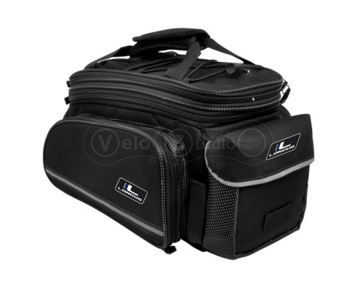 Сумка Longus INCREASER, на багажник, чёрная